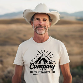Camiseta Camping é minha Terapia