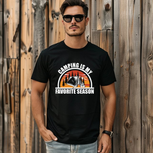 Camiseta Camping é o meu slogan de acampamento engraçado da (Criador carregado)