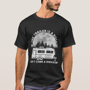 Camiseta Camping engraçado se o trailer estiver balançando