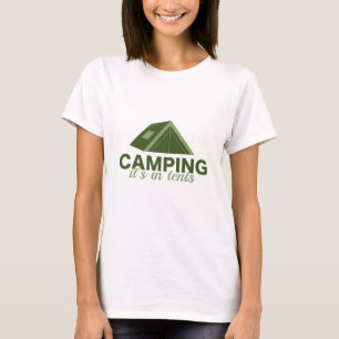 Camiseta Camping Está Em Tendas