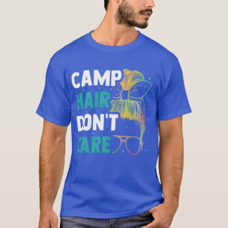 Camiseta Camping Familiar Cabelo de Acampamento Amigo