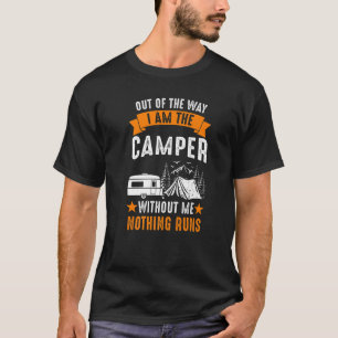 Camiseta Camping Frequência Cardíaca Pulso ECG Camping Acam