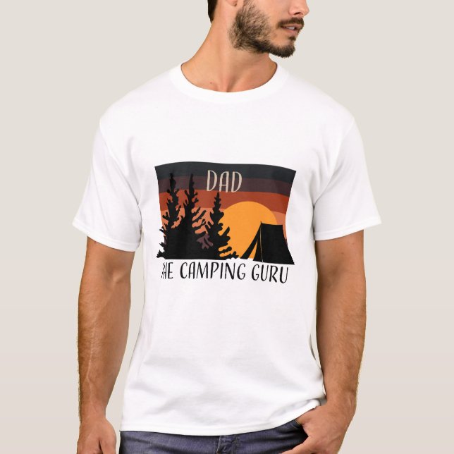 Camiseta Camping Guru Pai T-shirt | Nature Lover (Frente)