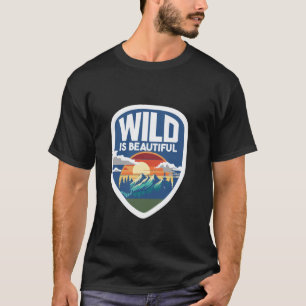 Camiseta Camping Hiker Escoteiro Acampamento Caminhada Mont