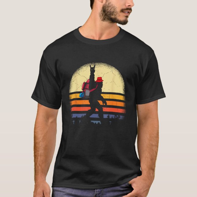 Camiseta Camping Hiking Mountain Camper Camp Adventure Expl (Frente)