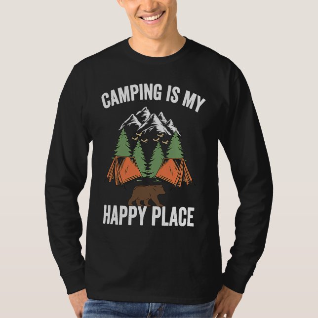 Camiseta Camping is my Happy Place (Frente)