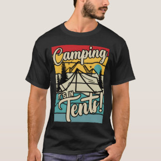 Camiseta camping its in tents family 1