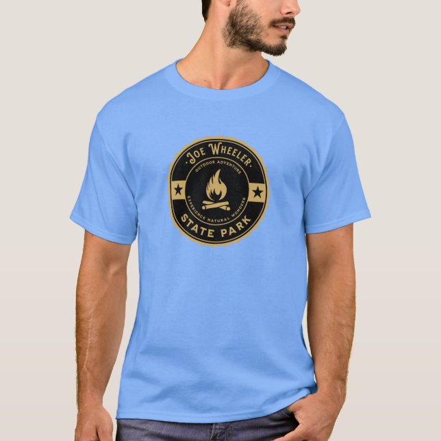 Camiseta Camping Joe Wheeler State Park Alabama Oversize (Frente)
