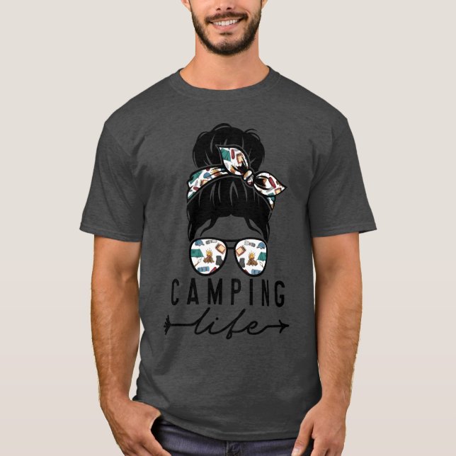Camiseta Camping Life camping boy (Frente)
