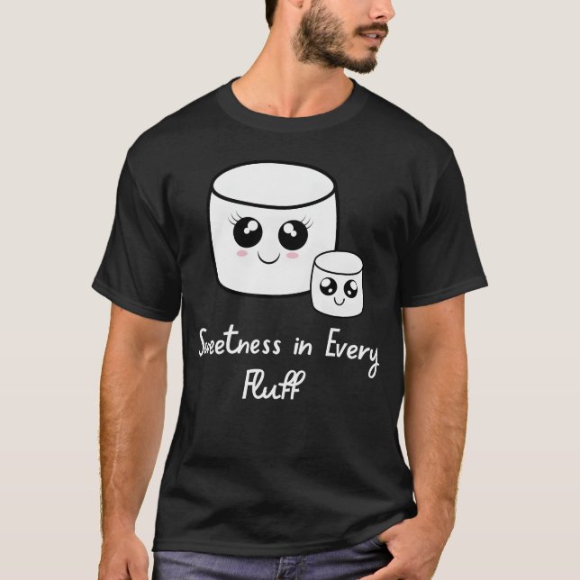 Camiseta Camping Lovers Marshmallow gift (Frente)