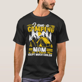 Camiseta Camping Mãe Dia das Mães família