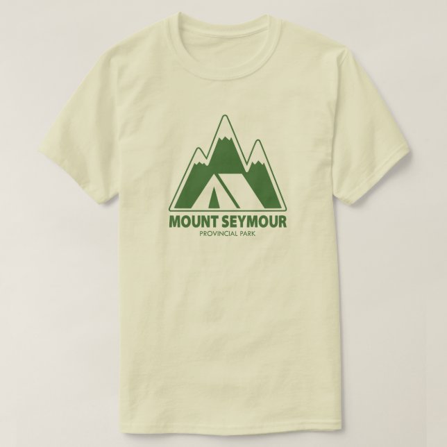 Camiseta Camping nas Montanhas do Parque Provincial Mount S (Frente do Design)