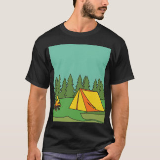 Camiseta Camping Nature Vintage family