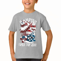 Camping Patriotic Family Trip Year T Shirt