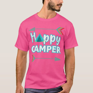 Camiseta Camping-pongue Engraçado Camper Campfire Adventure