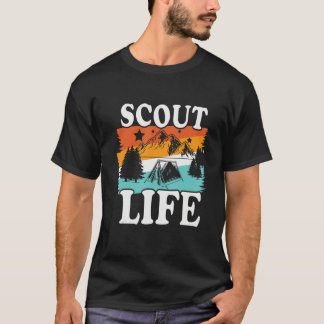 Camiseta Camping Scout Life Firewood Campfire Camper Rv Car