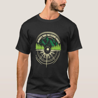 Camiseta Camping Sempre Toma A Aventura De Rota Cêntica