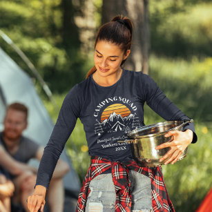 Camiseta Camping Squad Modern Family Correspondendo Mãe