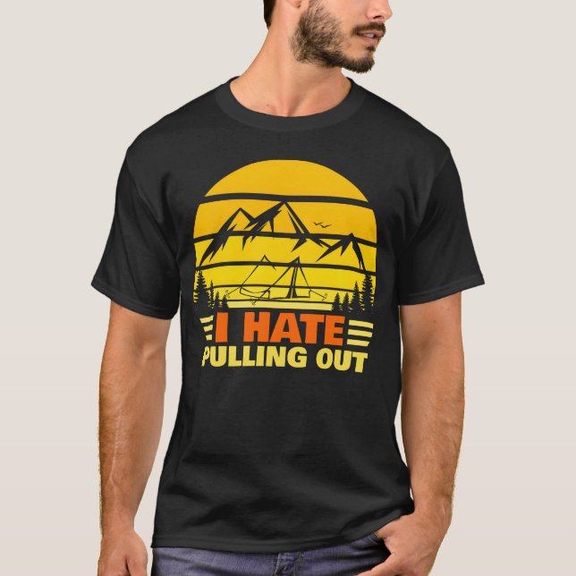 Camiseta camping summer vintage (Frente)