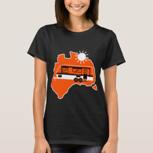 Camiseta Camping T-Shirt da Caravana Australiana