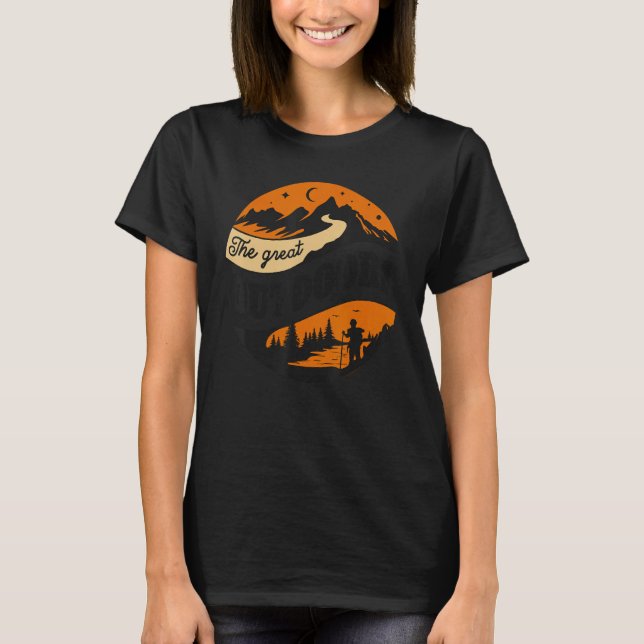 Camiseta Camping Trails  The Great Outdoors (Frente)