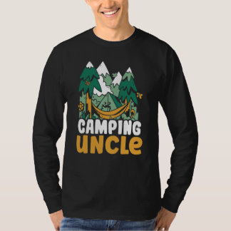 Camiseta Camping Uncle Campsite Camper Hobby Camp