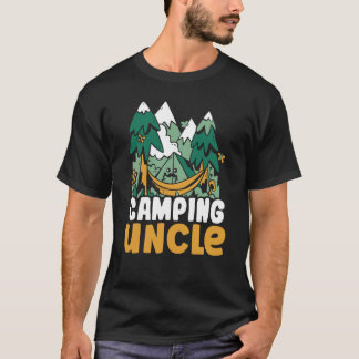 Camiseta Camping Uncle Campsite Camper Hobby Camp