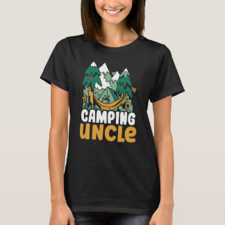 Camiseta Camping Uncle Campsite Camper Hobby Camp