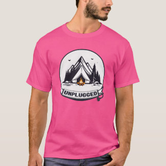 Camiseta Camping Unplugged família