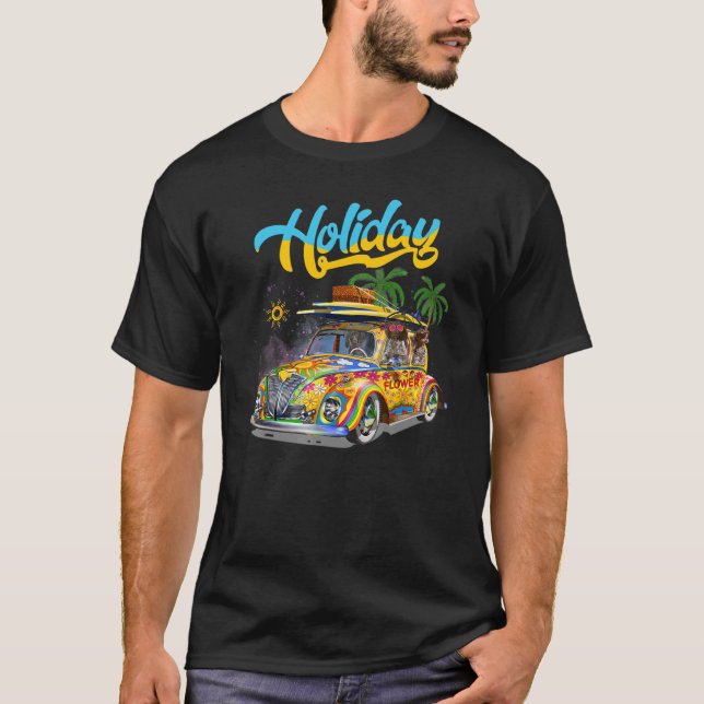Camiseta Camping Van Holiday Sum (Frente)
