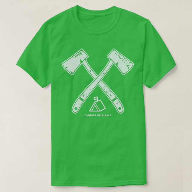 Camiseta CampingAxes (Frente do Design)