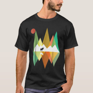 Camiseta Campino de Hiperligação do Vintage da Campanha d