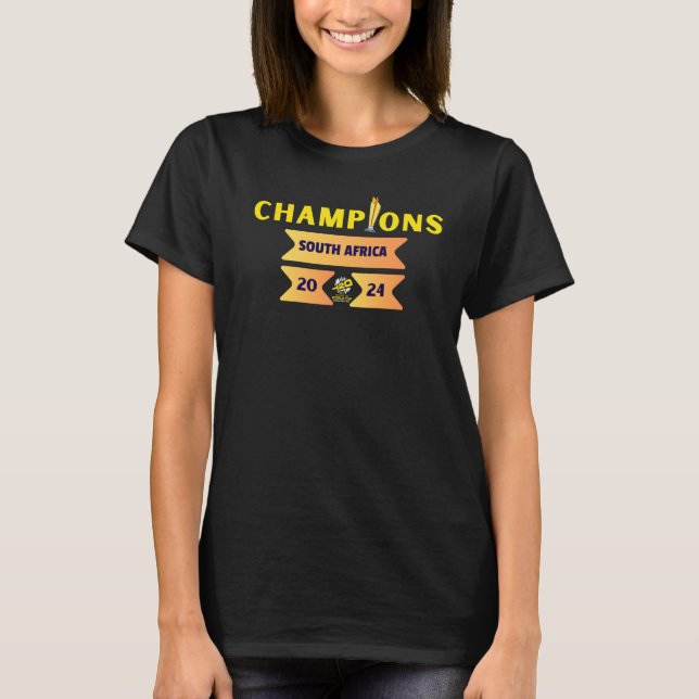 Camiseta Campions Mulheres África do Sul | Copa do Mundo T2 (Frente)