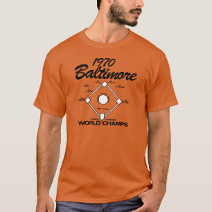 Camiseta Campions Mundiais de Baltimore Anos 80 1970