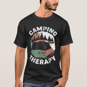 Camiseta Campista de campismo Tent-Viagem no exterior