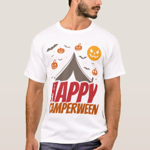 Camiseta Campista de Halloween ao Ar Livre