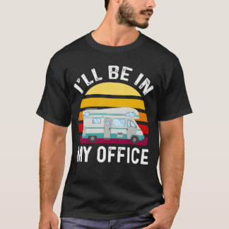 Camiseta Campista RV Camping retrô