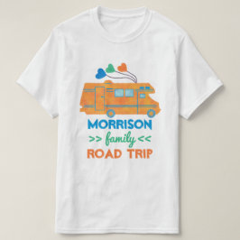 Camiseta Campista rv | das férias da viagem por estrada da