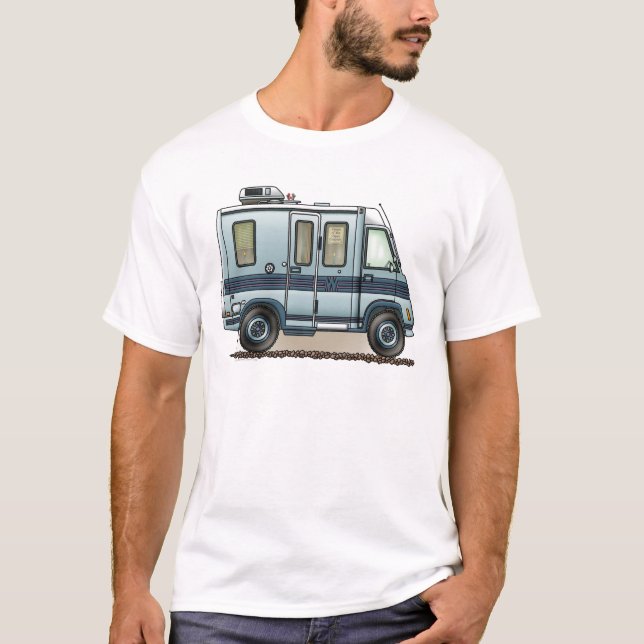 Camiseta Campista rv de LeSharo do Winnebago (Frente)