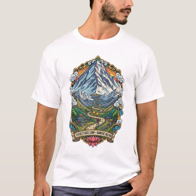 CAMISETA CAMPO BASE DO EVEREST (Frente)