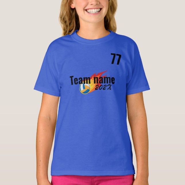 Camiseta Campo da Equipe de Esporte de vôlei (Frente)
