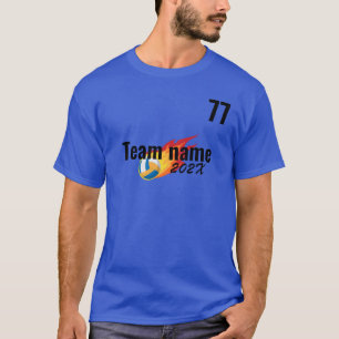 Camiseta Campo da Equipe de Esporte de vôlei