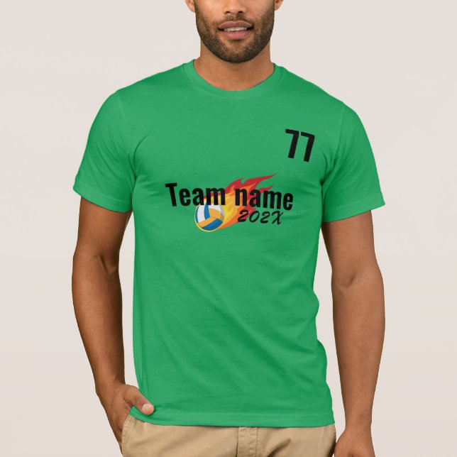 Camiseta Campo da Equipe de Esporte de vôlei (Frente)