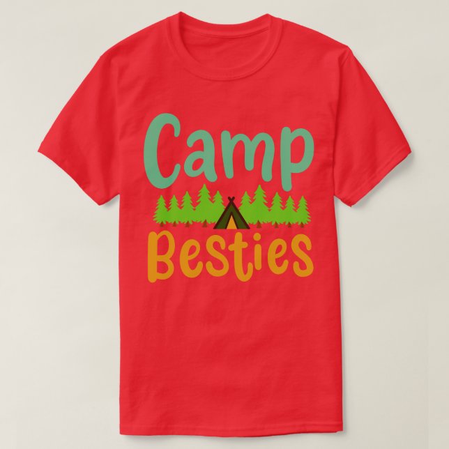 Camiseta Campo de acampamento 1 (Frente do Design)