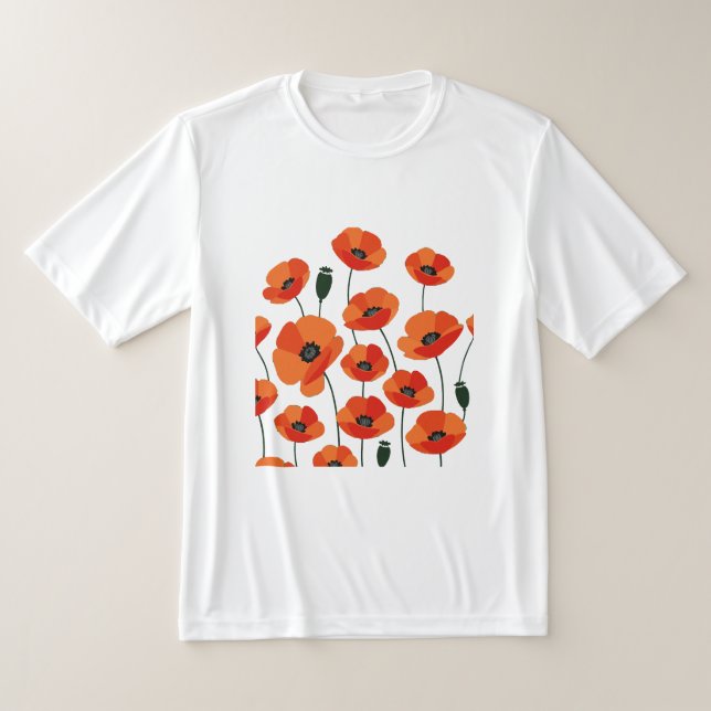 Camiseta Campo de anêmonas (Postura )