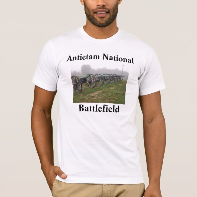 Camiseta Campo de batalha do nacional de Antietam (Frente)