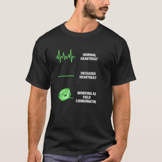 Camiseta Campo de batalha do Treinador de Campo do Coordena