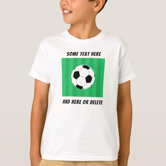 Camiseta Campo de Bola de Futebol Personalizado (Frente)