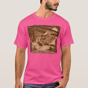Camiseta Campo de caminhada da Vintage na serra do Parque N
