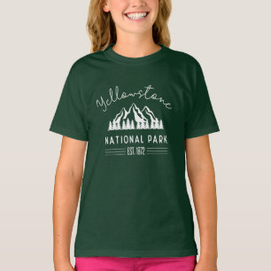 Camiseta Campo de caminhada do Parque Nacional Yellowstone